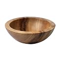 T&G Woodware Tuscany Small Bowl with Wide Rim in Acacia Wood