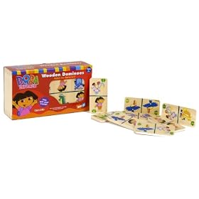 Dora the Explorer Wooden Dominoes Box