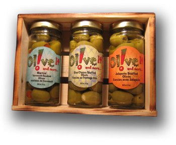 Gourmet Stuffed Olives Martini Gift Set 2 by Olive-it and more