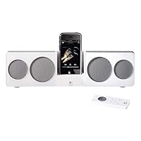 Logitech Pure-Fi Anywhere 2 Compact Docking Speakers for iPod and iPhone (White)
