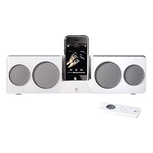 Logitech Pure-Fi Anywhere 2 Compact Docking Speakers for iPod and iPhone (White)