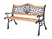 Classic Style Garden Bench. Made from oak and iron!
