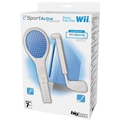 Nintendo Wii - Sports Pack 1 [Tennis-und Golfschl�ger-Aufsatz, Aufnahme f�r Wii-Fernbedienung] (BigBen)
