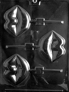 LARGE LIPS LOLLY Valentine Candy Mold chocolate 