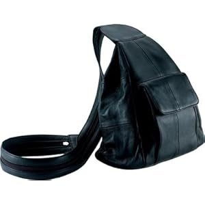 Embassy Solid Genuine Lambskin Leather Hobo Sling/Backpack Purse Embassy Solid Genuine Lambskin Leather Hobo Sling/Backpack Purse