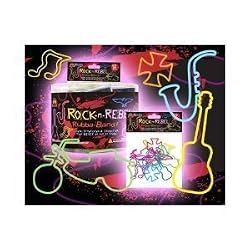 24 Rock n Rebel Silly Rubba Bandz Silly Bands