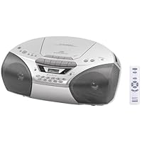 Sony CFD-S250 CD/Radio/Cassette Boombox (Silver)