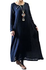 Plus Size Cotton/Linen  Dress