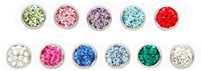 Infinity Color C.Z. Dome Dermal Head (Sold Individually) (Clear)