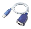 C2G / Cables to Go 26886 USB To DB9 Male Serial Adapter, Blue (0.45 Meters/1.5 Feet)