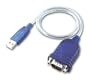 Cables To Go 26886 USB To DB9 Male Serial Adapter, Blue (0.45 Meters/1.5 Feet)