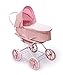 Badger Basket Pink Rosebud 3-in-1 Doll Pram, Carrier, and Stroller (fits American Girl dolls)