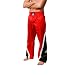 Adidas Kickboxhose "TEAM" ROT 170 Größe M Kickbox-Hose Satin Satinhose Kickboxen Kickboxinghose Contact schwarz weiß rot Streifen