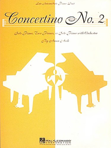 Concertino No2 Solo Piano 2 Pianos Or Solo Piano With Orchestra
