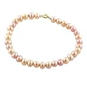 14K Freshwater Pearl Classic Bracelet -Pink