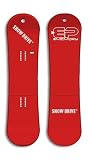 ACP-EP Memory USB 2.0 SnowBoard Drive Rubberized - USB flash drive - 1 GB - Hi-Speed USB - red