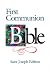 Book First Communion Bible: New American Bible, St. Joseph Medium Size Edition, White (St. Joseph)