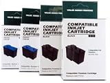 Reman Dell 7Y743 & 7Y745 Ink Cartridges * Pack of 4 * (2 Black, 2 Color) for A940 and A960 Printers