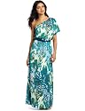 Tiana B Women's Watercolor Wonderland Maxi Dress