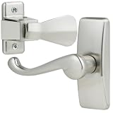 Ideal Security Inc. SKGLWSC Storm Door Lever Handle Set, Satin Chrome