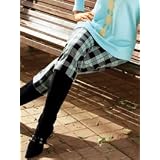 7/8 Hose mint/grau/kariert von Wenz