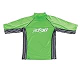 Jet Ski Hydrate Short-Sleeve Rash Guard - Green - Medium