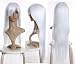Cosplayland C109 - 80cm Straight Heat-Resistant Cosplay Carnaval long Wig - Snow White