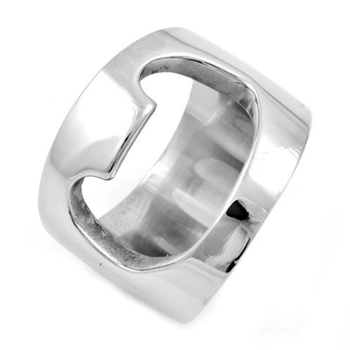 Stainless Steel Bottle Opener Ring