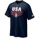 Nike 2010 Winter Olympics Team USA Hockey Navy Blue Center Ice T-shirt