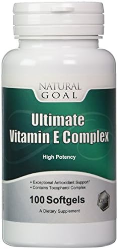 Ultimate Vitamin E Complex With Tochopherols - Improves Immune System - Promotes Longer Cell Life and Provides MANY more Health Benefits - 100% Natural and Safe - Lifetime 100% Money Back Guarantee