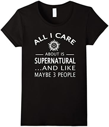 Women's All i care about is supernatural Small Black