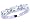14K White Gold Petite Oval Gemstone and Diamond Ring-Aquamarine, size5