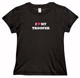 Gildan I Love My Trooper Missy Women's Fit Regular T-Shirt