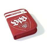 Brauns 239 VfB Stuttgart Federm�ppchen aus Nylon, 19,9 x 13,9 x 3,6, rot-weiss - 
