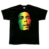 Bob Marley Tri Color Face T-Shirt
