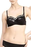 IMAGE OF Marlies Dekkers CafÃ© Society Black Leather Balcony Bra