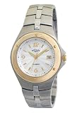 Rotary Gents Two-Tone, Steel Quartz Waterproof Bracelet Watch