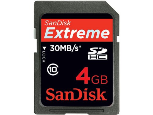 SanDisk SDHCカード Class10 4GB SDSDX3-004G-P31 海外パッケージ品