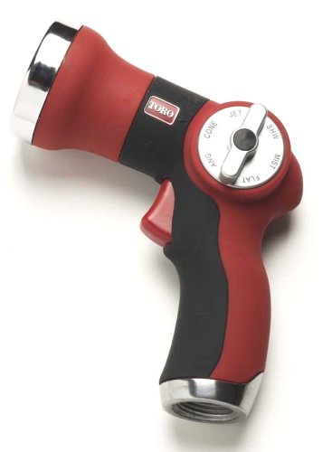 Toro 6 Pattern Garden Hose Spray Nozzle with Side Control #53920