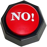 The NO! Button-Electronic Voice Toy Gag Gift-10 Different Versions of No
