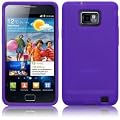 Samsung i9100 Galaxy S2 Purple Silicone Skin Case Cover The Keep Talking Shop Samsung i9100 Galaxy S II Accessories