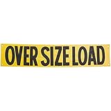 RoadPro RPWL-1472G 14.25" x 72" Over Size and Wide Load Reversible Banner with Grommets