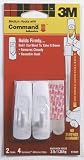 3M #17001 2PK Medium Command Hook