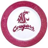 Washington State Cougars 4 Piece Dinner Plate Set