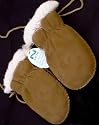 SHEEPSKIN BABY MITTENS WITH THUMB