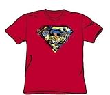 Superman - American Way - Youth Red S/S T-Shirt For Boys