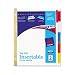 Avery WorkSaver Big Tab Insertable Dividers, 5-Tab, 1 Set (11122)