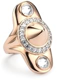 Nicky Hilton Sterling Silver With 18k Rose Gold Wash Spike Ring, Size 7