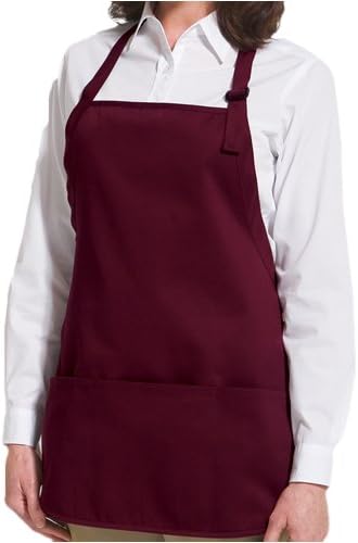 Port Authority - Medium Length Apron with Pouch Pockets. A510