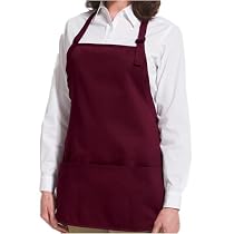 Port Authority - Medium Length Apron with Pouch Pockets. A510